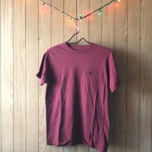 Red Short Sleeve Timberland Tee Shirt